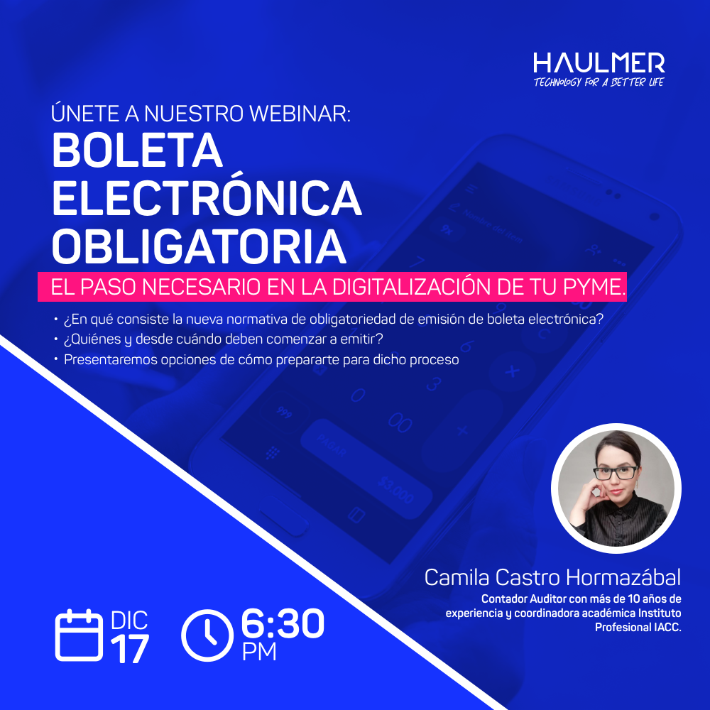 Preparados para la Boleta Electrónica obligatoria con Haulmer